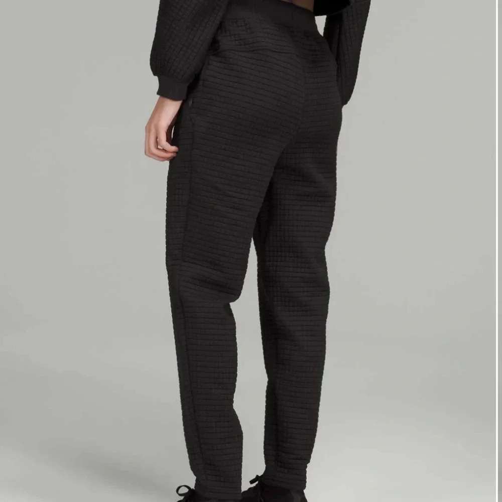 Lululemon Lululemon lab Textured Grid High-Rise Jogger 28” size 8 black - Picture 4 of 8